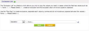 vTiger Auto Clipboard Exclusions