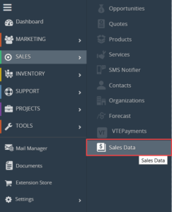 Label under which the custom module will appear 