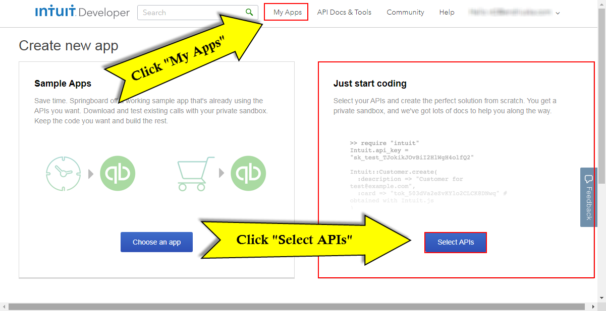 Quickbooks API Configuration - Vtiger - apis