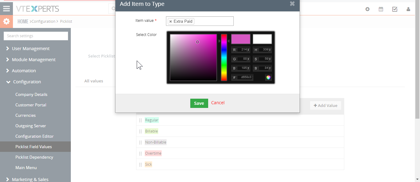 vtiger-7-premium-extension-pack-timesheet-time-sheet-customize-type-color-add-value