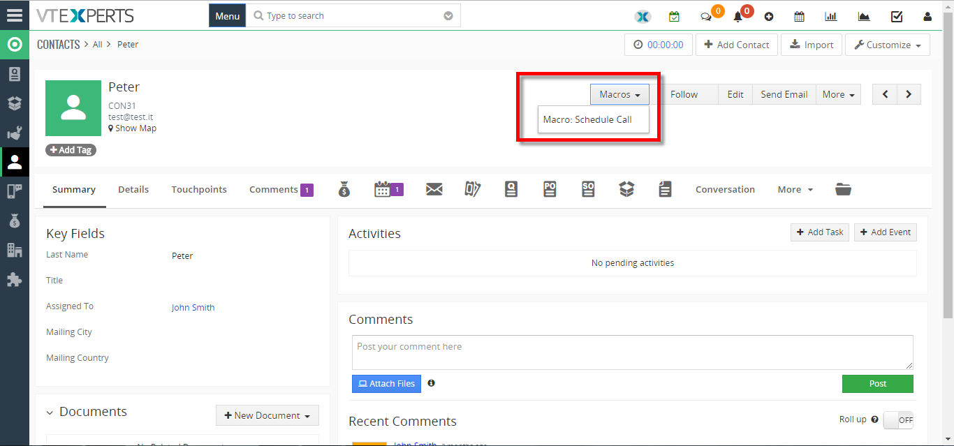 create custom buttons in VTiger 6