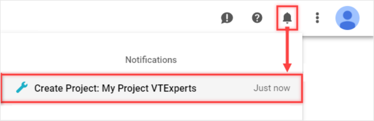 Google API key generation
