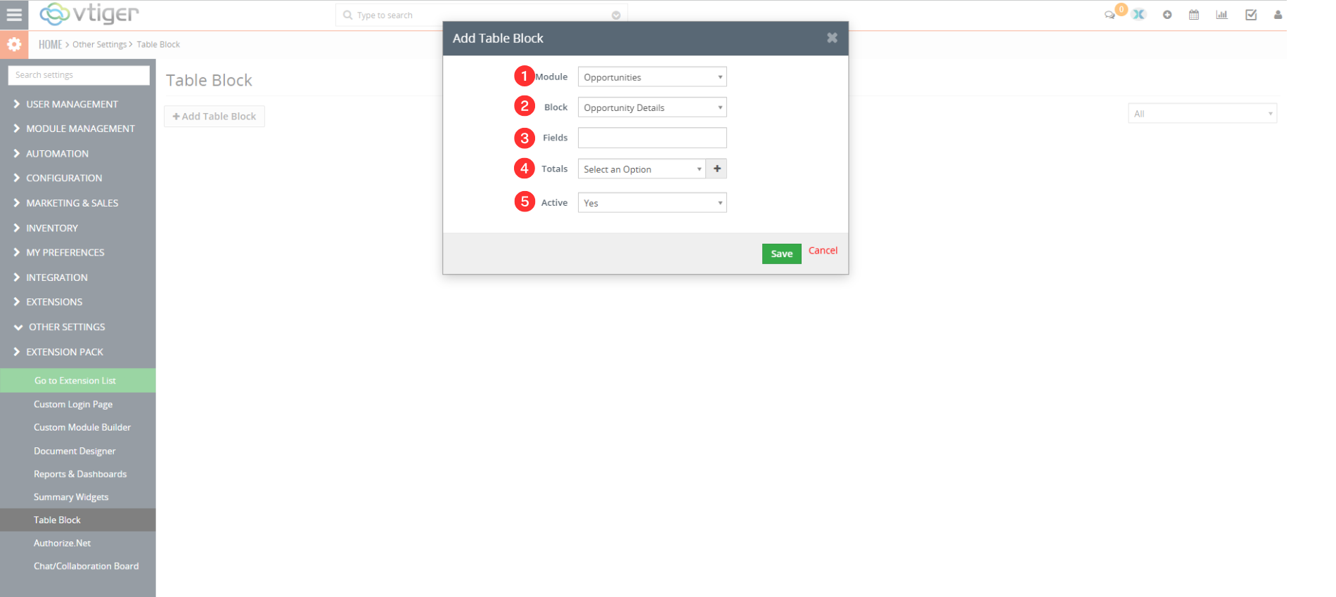Vtiger_VTExperts_TableBlock_Userguide