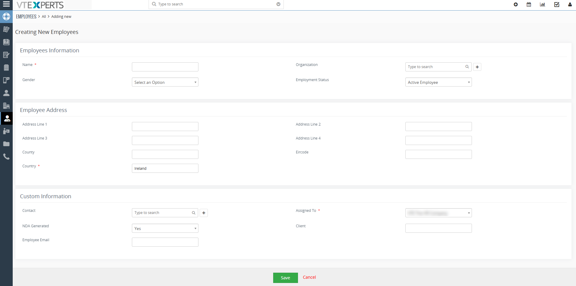 VTExperts: Vtiger Employee Contract Management Customization VTExperts: Vtiger Employee Contract Management Customization